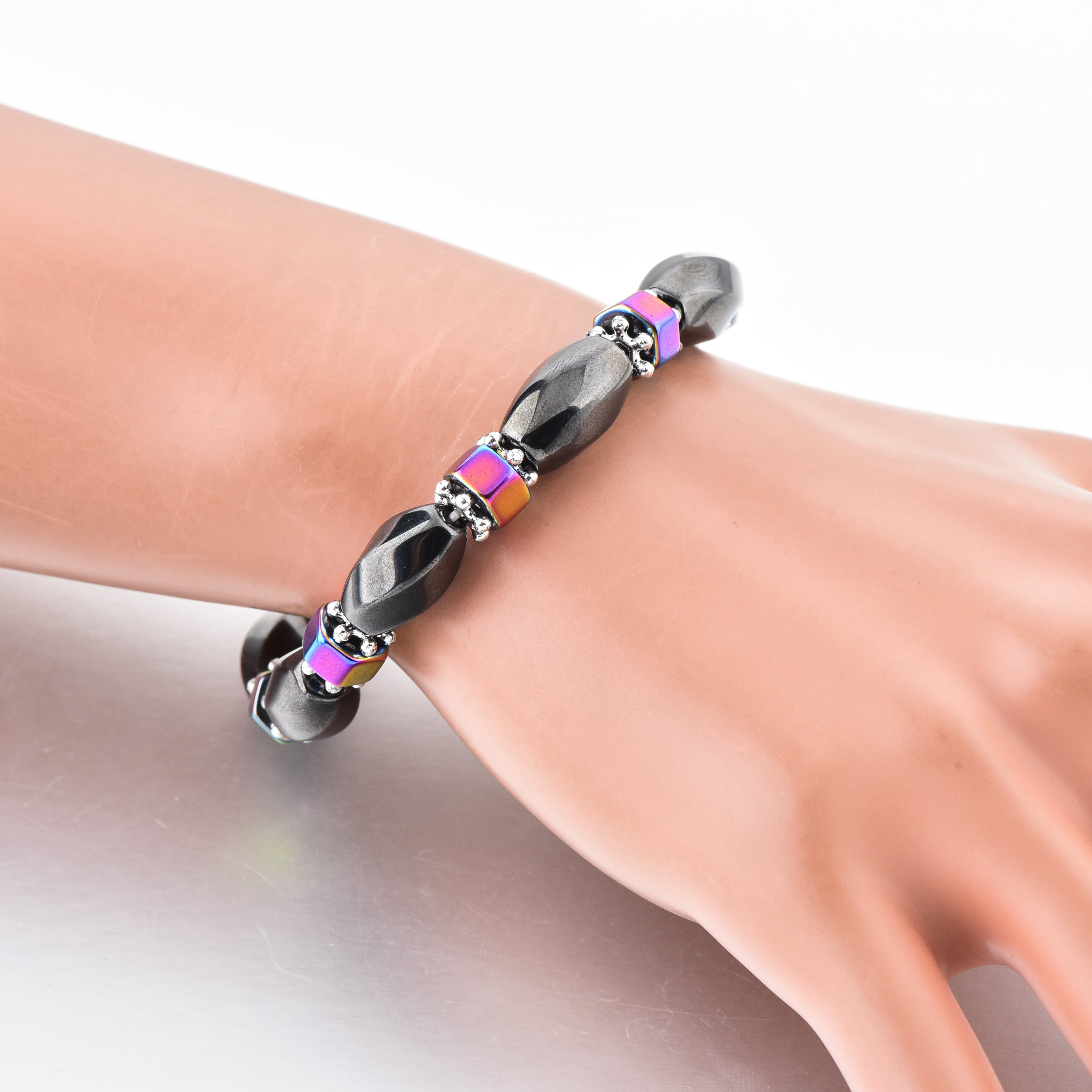 Black Magnetic Black Hematite Bracelet