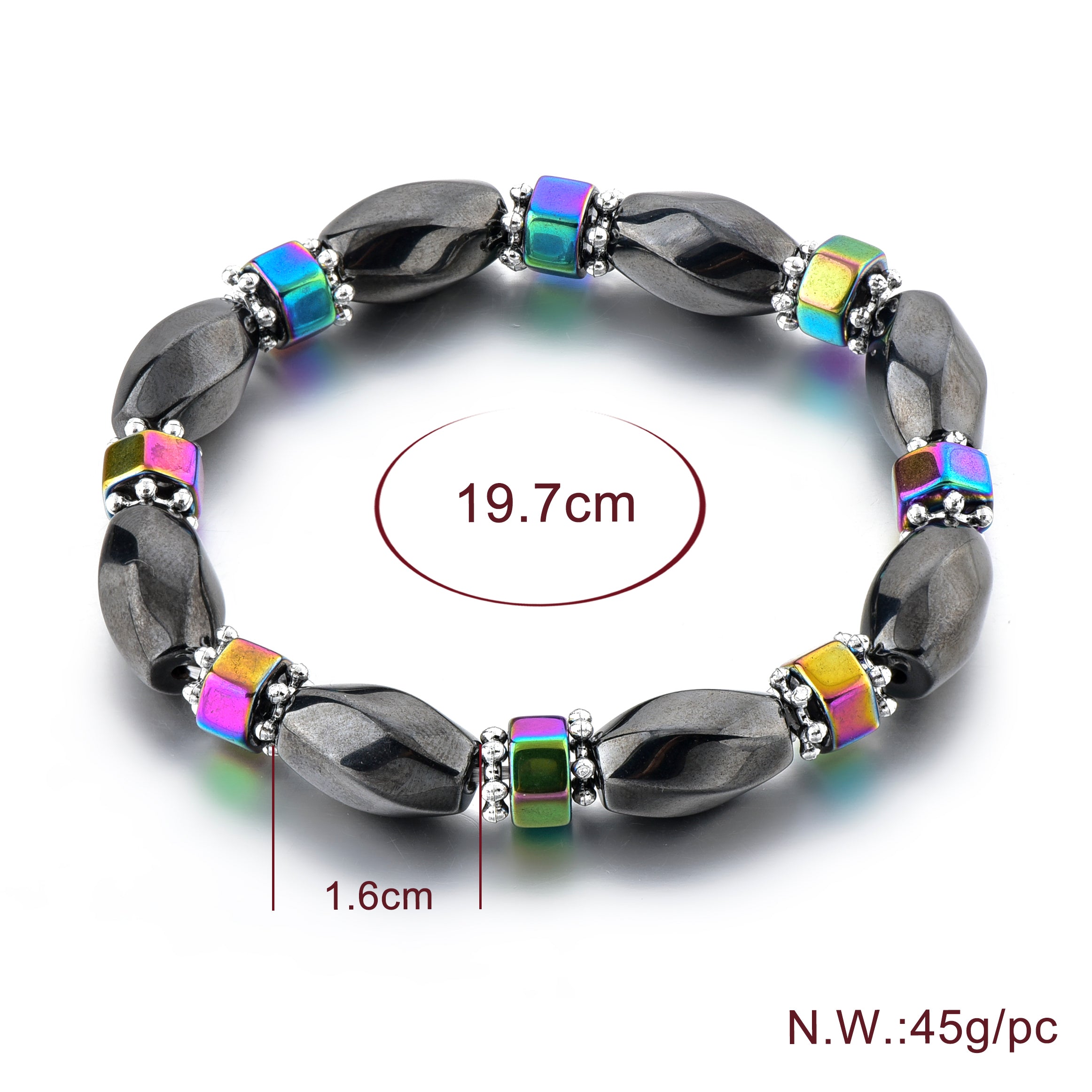 Black Magnetic Black Hematite Bracelet