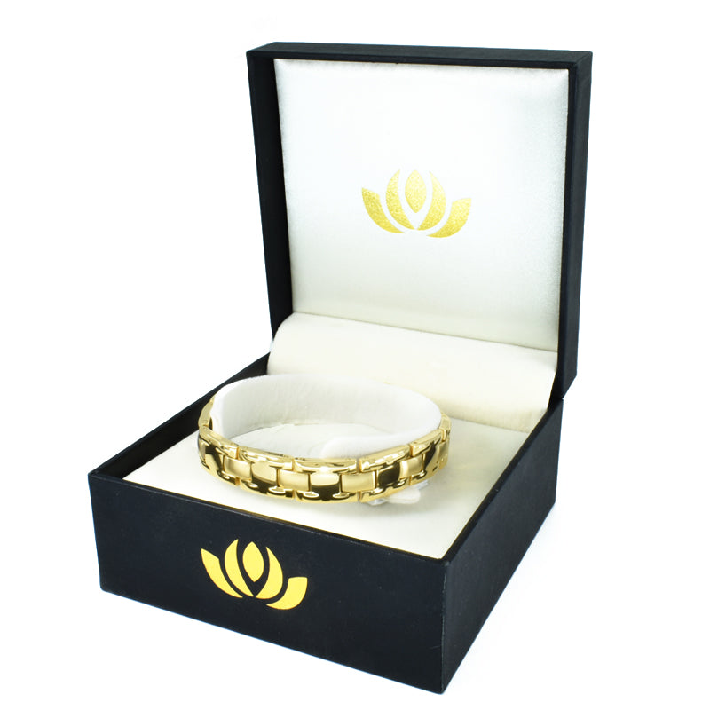 Men B Gold Bracelet