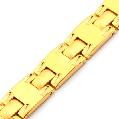 Men B Gold Bracelet