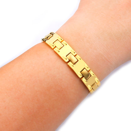 Men B Gold Bracelet