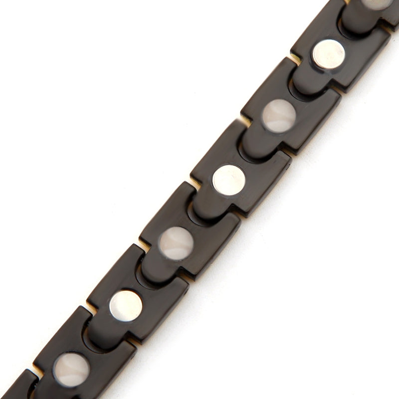 Unisex Gold Black Bracelet