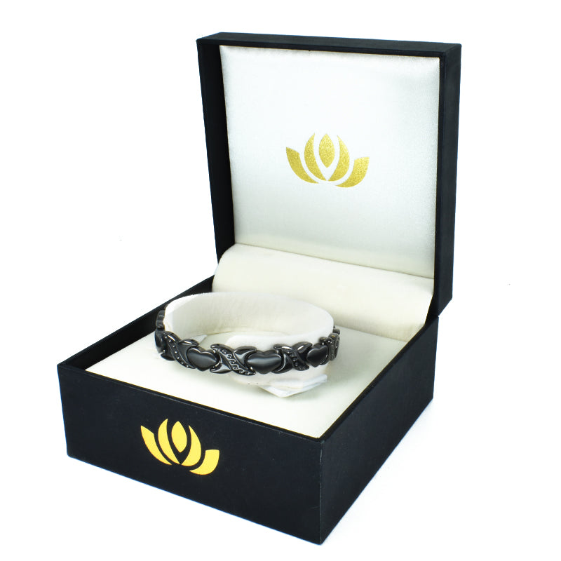 Women Shiny Black Bracelet