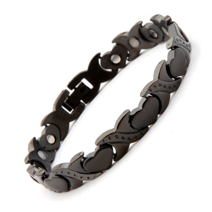 Women Shiny Black Bracelet