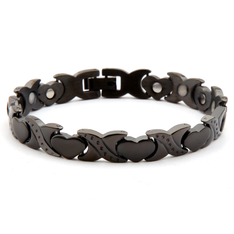 Women Shiny Black Bracelet