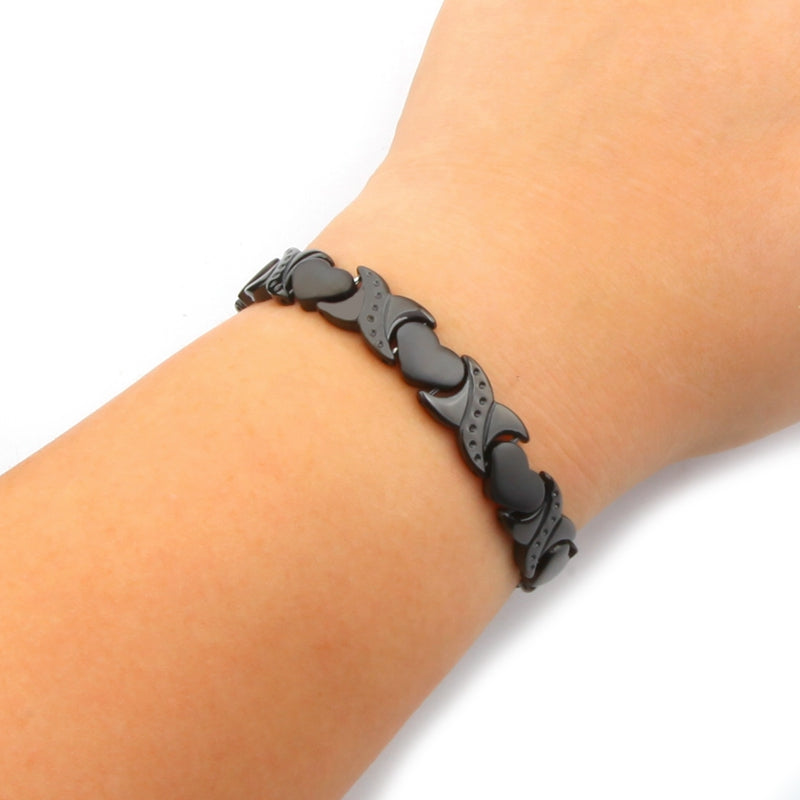 Women Shiny Black Bracelet